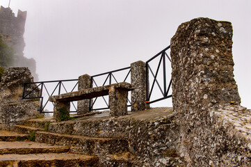Fototapeta na wymiar The fortress of Guaita on Mount Titano, the UNESCO World Heritage since 2008