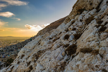 It's Rock over Damascus, Syria