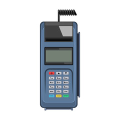 Terminal vector icon.Cartoon vector icon isolated on white background terminal.