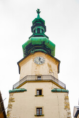 Obraz premium St.Michael Gate, Old CIty of Bratislava, Slovakia