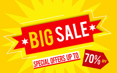 big sale flat background special offers upto 70.