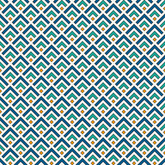 Repeated chevrons wallpaper. Asian traditional ornament with scallops. Modern japanese style digital paper with scales