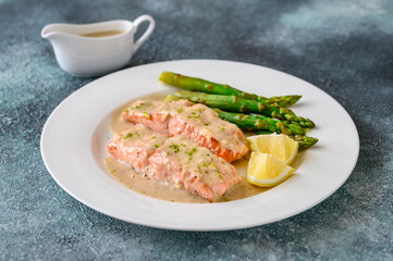 Coconut milk salmon