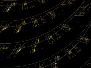 Imaginatory fractal background Image