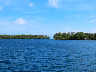 Island views from the French Polynesian island of Huahine Nui.