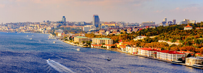 Panorama of Istanbul, Turkey - obrazy, fototapety, plakaty
