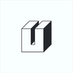 U logo design download