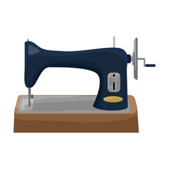 Sewing machine vector icon.Cartoon vector icon isolated on white background sewing machine.