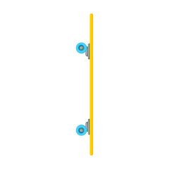 Skateboard vector icon.Cartoon vector icon isolated on white background skateboard.