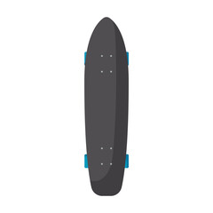 Skateboard vector icon.Cartoon vector icon isolated on white background skateboard.
