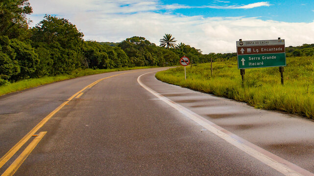 Estrada no Nordeste Brasileiro
