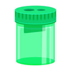 Sharpener vector icon.Cartoon vector icon isolated on white background sharpener.