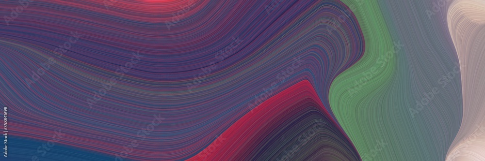 Poster dynamic colorful curves background with dim gray, old mauve and rosy brown colors. can be used as poster, card or background graphic