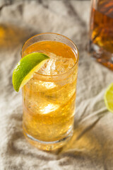 Boozy Whiskey Ginger Ale Cocktail