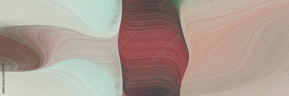 Poster motion decorative waves backdrop with dark gray, old mauve and light gray colors. can be used as hea