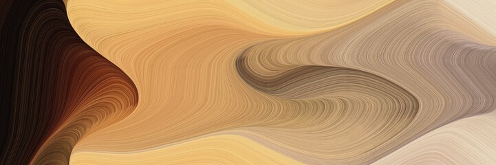 modern decorative curves background with tan, dark khaki and very dark pink colors. can be used as header or banner