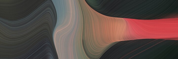 abstract colorful curves header design with very dark blue, indian red and gray gray colors. can be used as header or banner