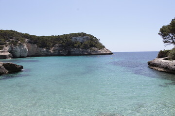 Naklejka premium South coast of Menorca island