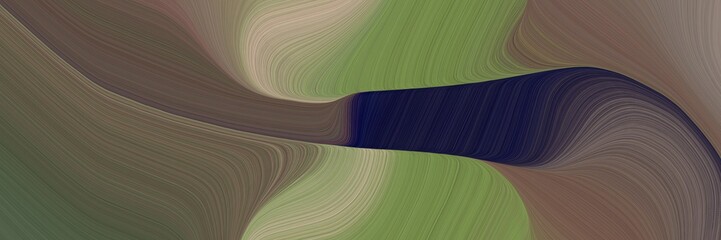 modern colorful waves design with pastel brown, very dark blue and rosy brown colors. can be used as header or banner