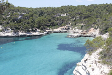 South coast of Menorca island