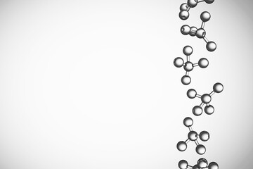 Abstract background . DNA molecule with X chromosomes