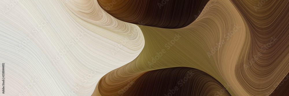 Poster abstract colorful curves design with old mauve, brown and light gray colors. can be used as header or banner