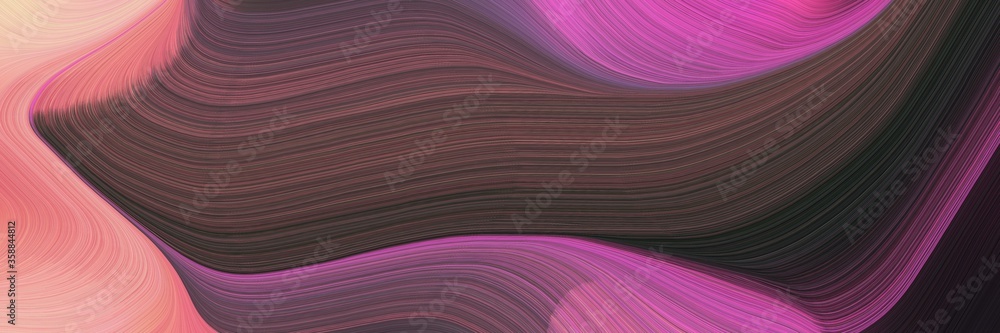 Poster abstract decorative curves backdrop with old mauve, pale violet red and antique fuchsia colors. can 