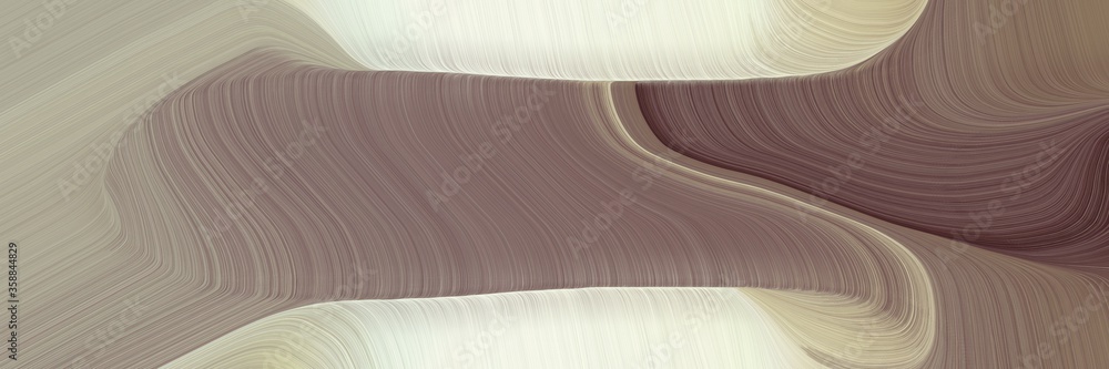Poster dynamic decorative waves background with gray gray, light gray and old mauve colors. can be used as 