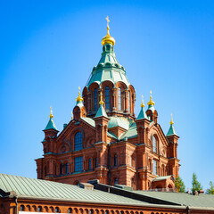 It's Uspensky Cathedral in Helsinki, Finland.