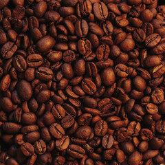 roasted coffee beans background