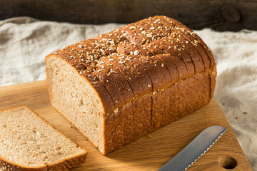 Homemade Whole Wheat Sliced Bread