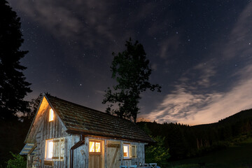 Waldh&uuml;tte vom Gallushof im Schwarzwald