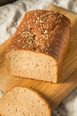 Homemade Whole Wheat Sliced Bread