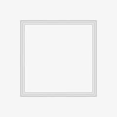 Realistic white frame Modern business card. Vector abstract graphic design. Creative abstract background. Abstract modern graphic element. Creative image. Vector illustration