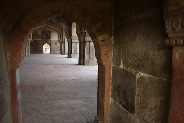 Fototapeta premium Hallway of Lodi Garden in Delhi, India