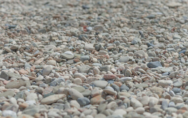 Sea pebbles texture. Natural Stone pattern, Natural Stone texture, Natural Stone background. Stone pebbles. Gravel.  Натуральный камень. 