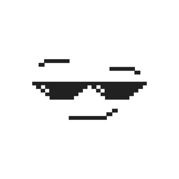 Design Of Cool Pixel Sunglasses