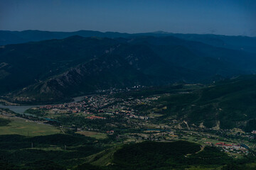 View to the old capital of Georgia - Mtskheta © Anna Bogush