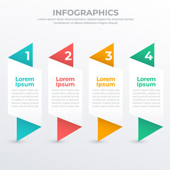 Business infographic template for web, banner and brochure : Vector Illustration