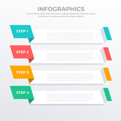 Business infographic template for web, banner and brochure : Vector Illustration