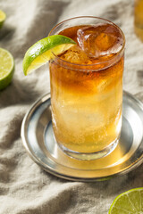 Boozy Rum Dark and Stormy Cocktail