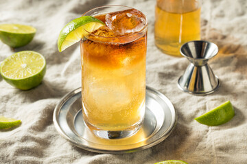 Boozy Rum Dark and Stormy Cocktail