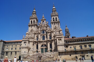 Fototapeta na wymiar Catedral Santiago de Compostela