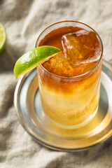 Boozy Rum Dark and Stormy Cocktail