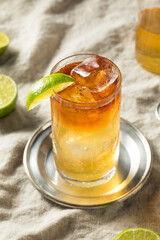 Boozy Rum Dark and Stormy Cocktail