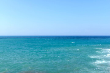 Fototapeta na wymiar Horizon of the sea. Beautiful sea landscape. Composition.