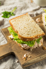 Homemade Fresh Tuna Salad Sandwich