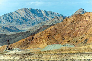 A mine in the desert near Death Valley National Park, California, USA