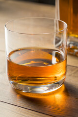 Boozy Alcoholic Whiskey Neat