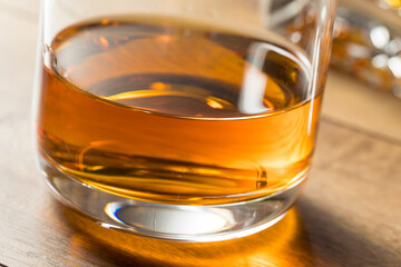 Boozy Alcoholic Whiskey Neat